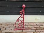 Zware ijzeren lampensteun Lang 75 cm Hoog 35 cm, Ophalen, Zo goed als nieuw