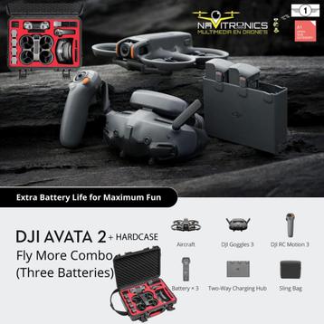 DJI AVATA 2 FLY MORE COMBO + HARDCASE beschikbaar voor biedingen
