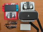 Nintendo Switch OLED met toebehoren, Ophalen of Verzenden, Zo goed als nieuw, Switch OLED