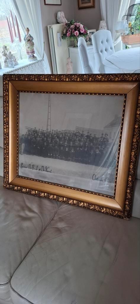 Prachtig kader ,Oostende 1903,, Antiek en Kunst, Kunst | Tekeningen en Fotografie, Ophalen