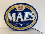 MAES Pils oude reclame lichtbak, Verzamelen, Ophalen, Gebruikt, Reclamebord, Plaat of Schild, Overige merken