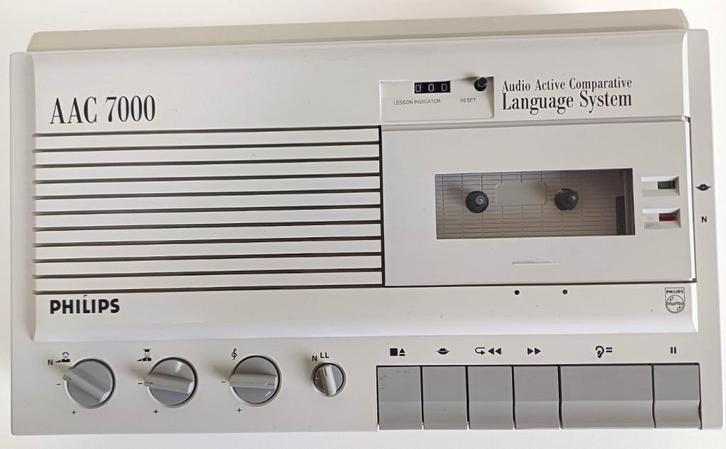 Philips AAC 7000 talenleersysteem taalcursus language system, Computers en Software, Educatie- en Cursussoftware, Zo goed als nieuw