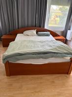 gratis 2 persoonsbed, Ophalen, Bruin, Tweepersoons, 160 cm