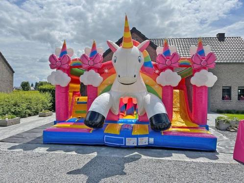 Springkasteel Multiplay XL Unicorn Te Huur, Hobby en Vrije tijd, Feestartikelen | Verhuur, Ophalen