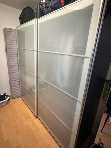 IKEA schuifdeuren (van PAX kast), Huis en Inrichting, Woonaccessoires | Kamerschermen, Ophalen, Zo goed als nieuw