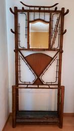 Art deco halkapstok in bamboe, Huis en Inrichting, Woonaccessoires | Kapstokken, Ophalen, Gebruikt