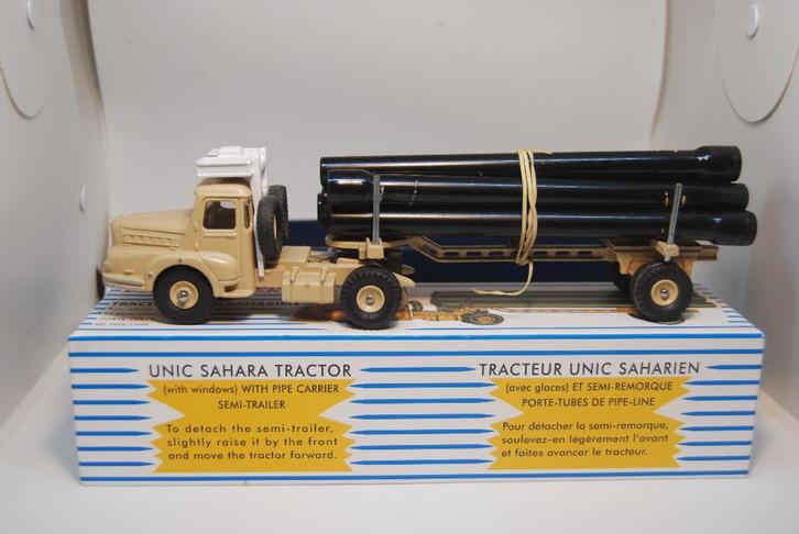 Dinky Supertoys Tracteur Unic Saharien 39, Hobby en Vrije tijd, Modelauto's | 1:43, Gebruikt, Bus of Vrachtwagen, Dinky Toys, Ophalen of Verzenden