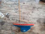 antieke speelgoed boot uit hout, Collections, Enlèvement ou Envoi