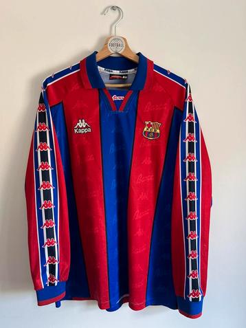 Voetbalshirt FC Barcelona Kappa maat L 1995