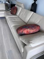 Lederen salon, Huis en Inrichting, Zetels | Zetels, Ophalen, Gebruikt, Tweepersoons, Leer