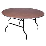 Klaptafel rond 150cm, Huis en Inrichting, Ophalen, Rond