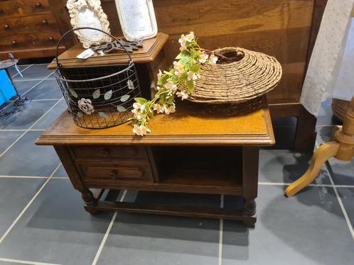 Oud eiken telefoonbankje telefoonkastje, Antiek en Kunst, Antiek | Meubels | Stoelen en Sofa's, Ophalen