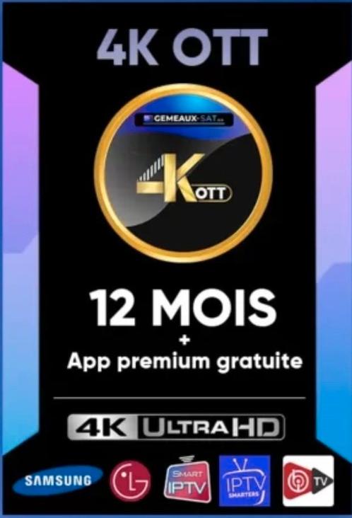 4k iptv-abonnement, Boeken, Film, Tv en Media