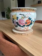 Chinese bloempot, Ophalen