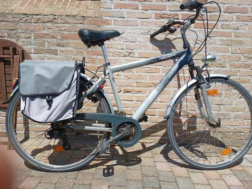 Herenfiets, voyager, Alu frame, Fietsen en Brommers, Fietsen | Heren | Herenfietsen, Gebruikt, Overige merken, Versnellingen, Ophalen