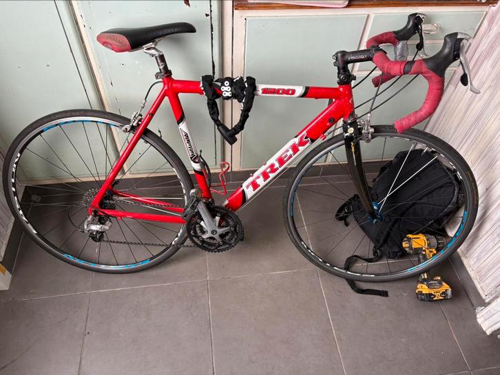 Koersfiets trek 1200series, Fietsen en Brommers, Fietsen | Racefietsen, Gebruikt, Heren, Overige merken, Aluminium, Ophalen