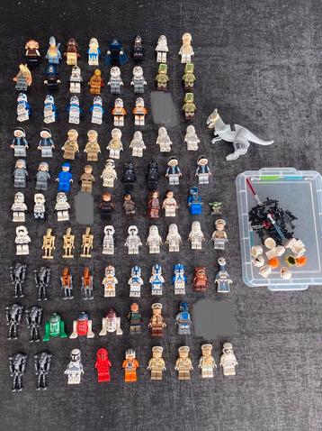 86 figurines et accessoires Lego Star Wars 100% lego
