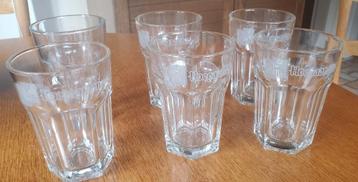 Verres à Hoegaarden, Enlèvement ou Envoi, Comme neuf, Verre, Verre ou Verres