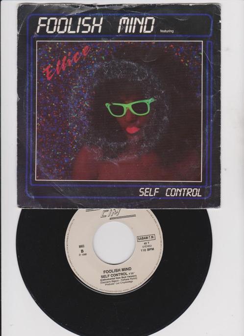 Foolish Mind Featuring Ellice – Self Control   New-Beat1988, Cd's en Dvd's, Vinyl Singles, Gebruikt, Single, Dance, 7 inch, Ophalen of Verzenden