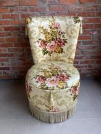 BAROK  BOUDOIR FAUTEUIL 1950,MET OPBERGRUIMTE ,100% ORGINEEL, Enlèvement