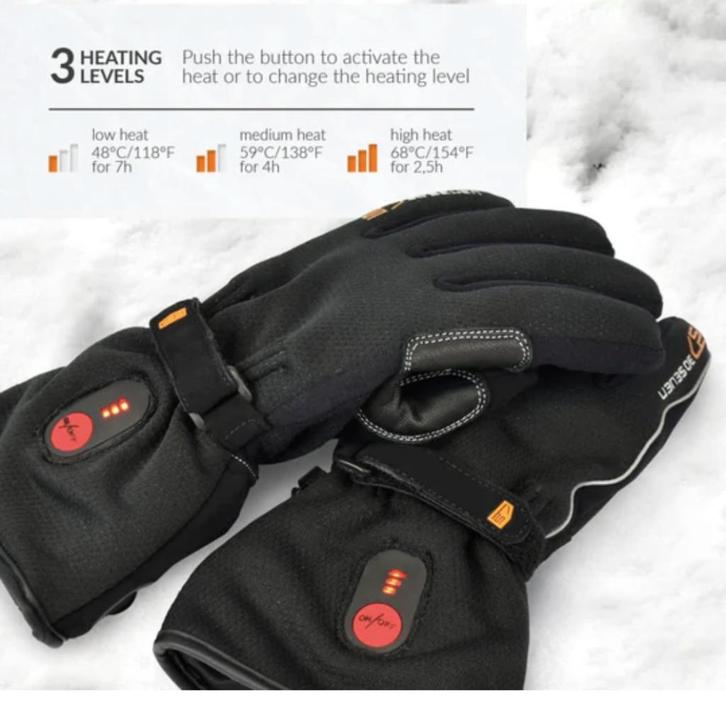 Verwarmde waterdichte motorhandschoenen - 30Seven, Motoren, Kleding | Motorkleding, Handschoenen, Dames, Heren, Tweedehands, Ophalen of Verzenden