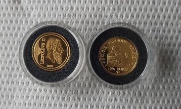 Gouden munt Belgie, 12,50 euro 2007, 1,25 gram 999 QP, 14 mm beschikbaar voor biedingen