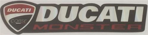 Ducati Corse Monster metallic sticker, Motoren, Accessoires | Stickers, Verzenden