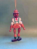 Vintage houten trekpop – Alpenstijl, Ophalen of Verzenden