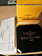 Vaste prijs Breitling Navitimer Olympus Moon Phases full set, Ophalen, Leer, Staal, Breitling