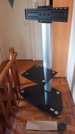 Tv Standaard Op Wielen, Huis en Inrichting, Kasten |Televisiemeubels, Ophalen, Zo goed als nieuw, Metaal