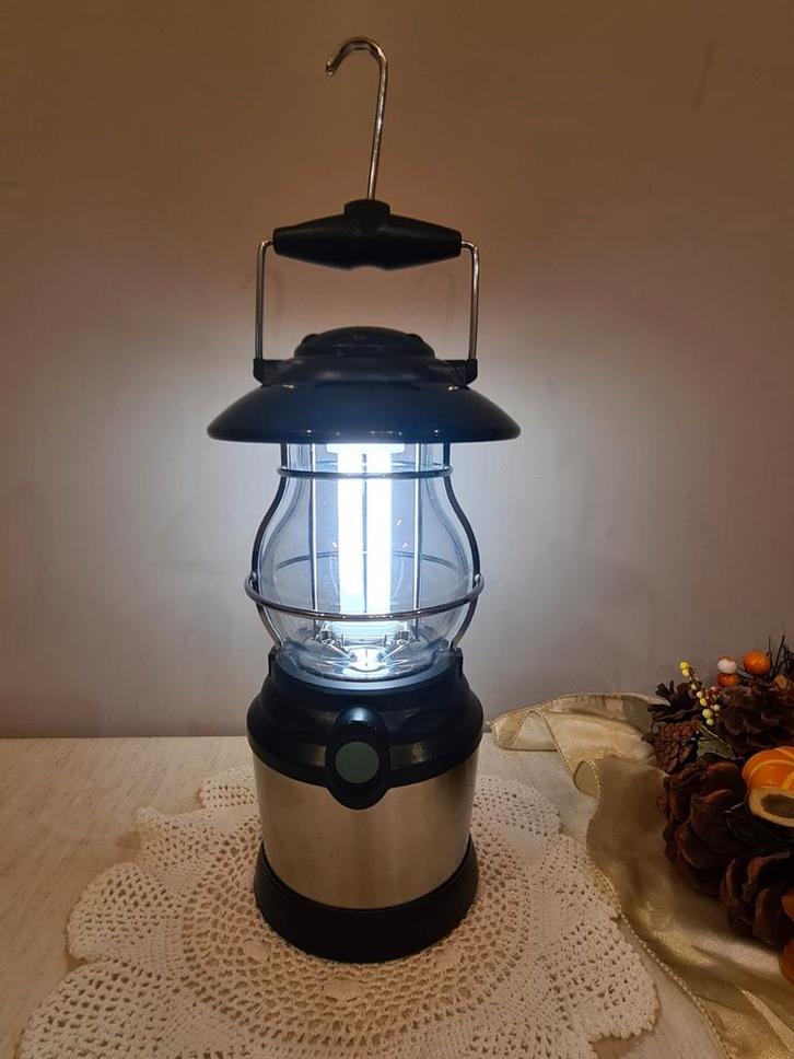 Campinglamp, tafellamp, tuinlamp, terraslamp, werklamp,..., Huis en Inrichting, Lampen | Overige, Zo goed als nieuw, Ophalen of Verzenden