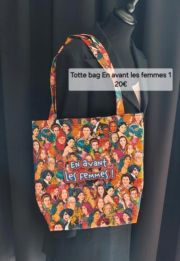 Tote bags faits main en coton 