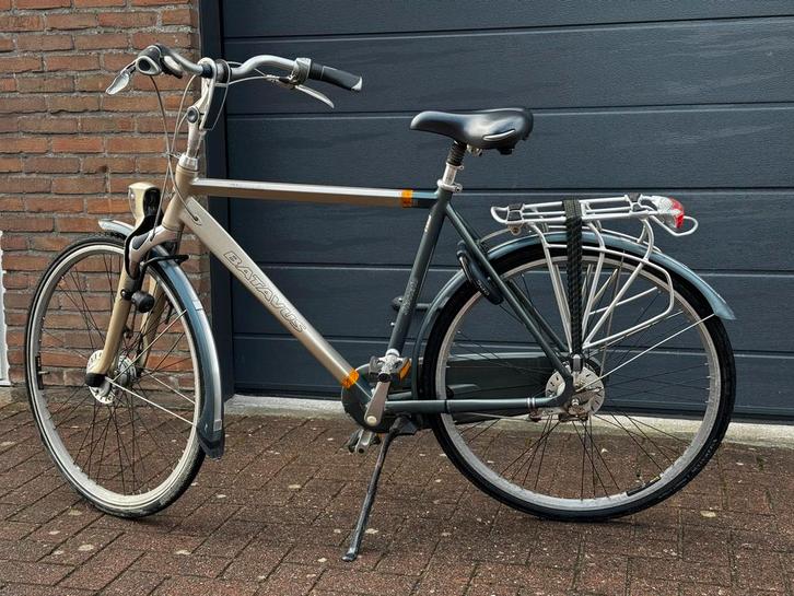 Goede Batavus herenfiets, kader 57 cm, Fietsen en Brommers, Fietsen | Heren | Herenfietsen, Zo goed als nieuw, Batavus, Versnellingen