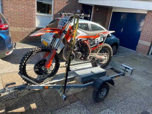 Motor trailer crossmotor, Fietsen en Brommers, Brommers | Crossbrommers, Zo goed als nieuw, Ophalen