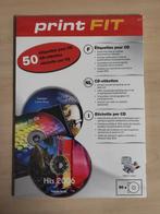 Étiquettes Print Fit CD, Enlèvement ou Envoi, Neuf, Étiquette, Print Fit
