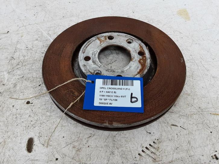 REMSCHIJF VOOR Opel Crossland / Crossland X (01-2017/-), Auto-onderdelen, Remmen en Aandrijving, Opel, Gebruikt