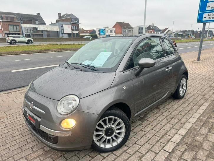 Fiat 500C Cabriolet 2012 090000km Airco Pdc Leder Full, Auto's, Fiat, Bedrijf, Te koop, 500C, ABS, Airbags, Airconditioning, Bluetooth