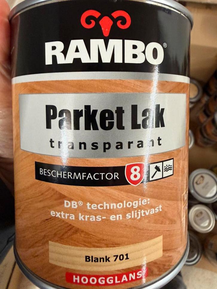 Rambo blanke parketlak 0,75liter, Hobby & Loisirs créatifs, Peinture, Neuf, Enlèvement ou Envoi