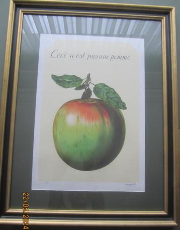 "Ceci n'est pas une pomme" - René Magritte