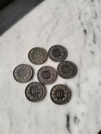 7 stuks 10 Rappen, Helvetia, Swis, zilver, Postzegels en Munten, Ophalen of Verzenden, Zilver