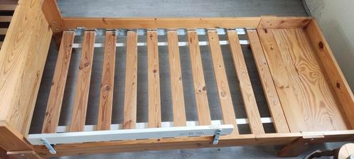 Meegroeibed / kinderbed Ikea Vikare, Kinderen en Baby's, Kinderkamer | Bedden, Zo goed als nieuw, 180 cm of meer, 70 tot 85 cm