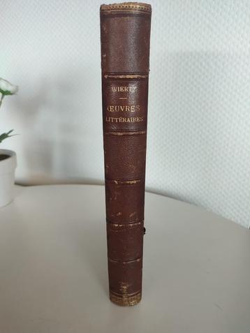 A.J. Wiertz Œuvres Littéraires 1869  beschikbaar voor biedingen