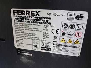 Ferrex draagbare compressor, Enlèvement ou Envoi