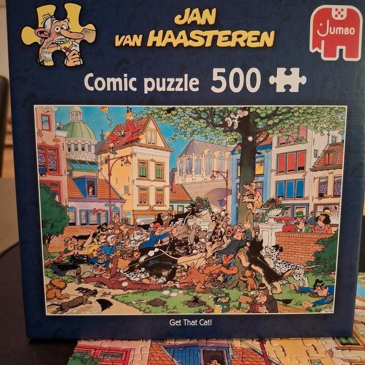Jan van Haasteren 500 stukjes LAATSTE STUKS, Hobby en Vrije tijd, Denksport en Puzzels, Zo goed als nieuw, Ophalen