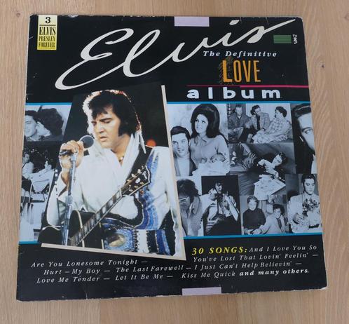 3LP  Elvis Presley ‎– The Definitive Love Album, Cd's en Dvd's, Vinyl | Rock, Gebruikt, Poprock, 12 inch, Ophalen of Verzenden