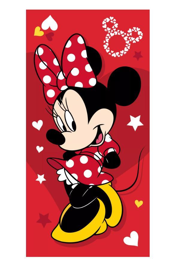 Minnie Mouse Badlaken / Strandlaken Rood - Katoen - Disney, Kinderen en Baby's, Kinderkleding | Kinder-zwemkleding, Nieuw, Zwem-accessoire