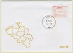 (B) ATM18 FDC Envelop 1983 - Lier 1 (P3018), Postzegels en Munten, Ophalen of Verzenden, Gestempeld, 1e dag stempel