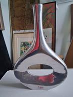 Kare aluminium design vaas, Ophalen of Verzenden, Zo goed als nieuw