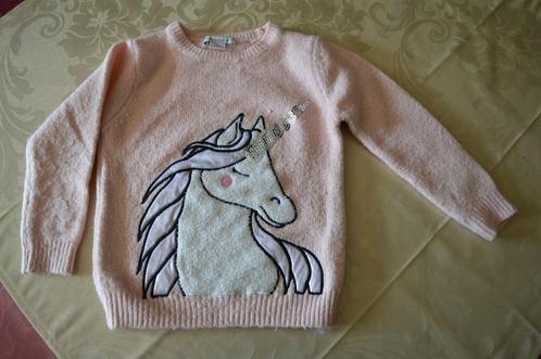 Trui met eenhoorn roze maat 104, Kinderen en Baby's, Kinderkleding | Maat 104, Gebruikt, Meisje, Trui of Vest, Ophalen of Verzenden