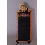 Stoepbord beschrijfbaar 165 cm - menubord kok, Ophalen, Nieuw